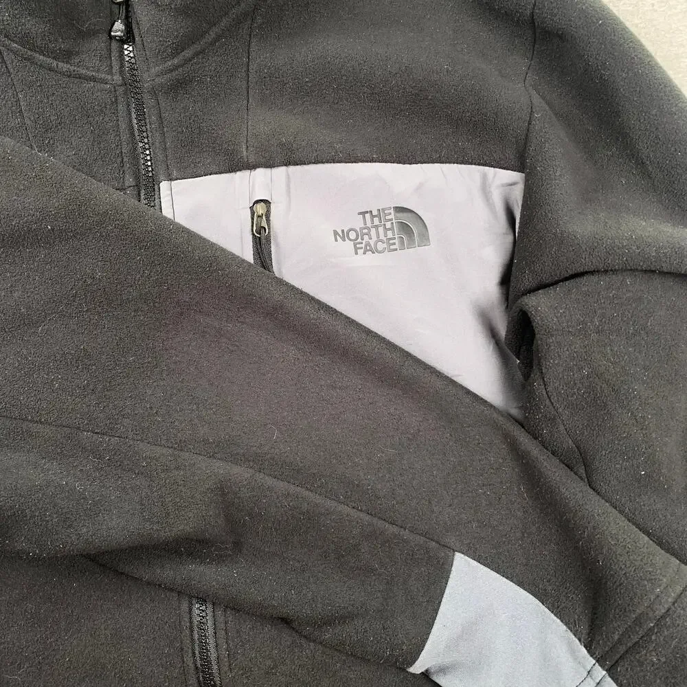 The North Face F14 Jacket Mens XXL Fleece Lined Black Gray Winter Gorpcore